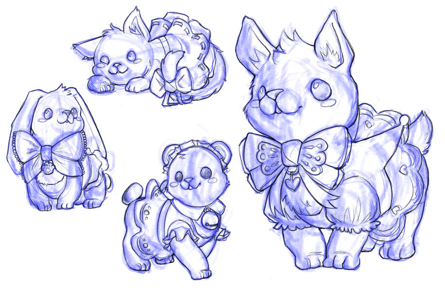 Furry Friends Sketches